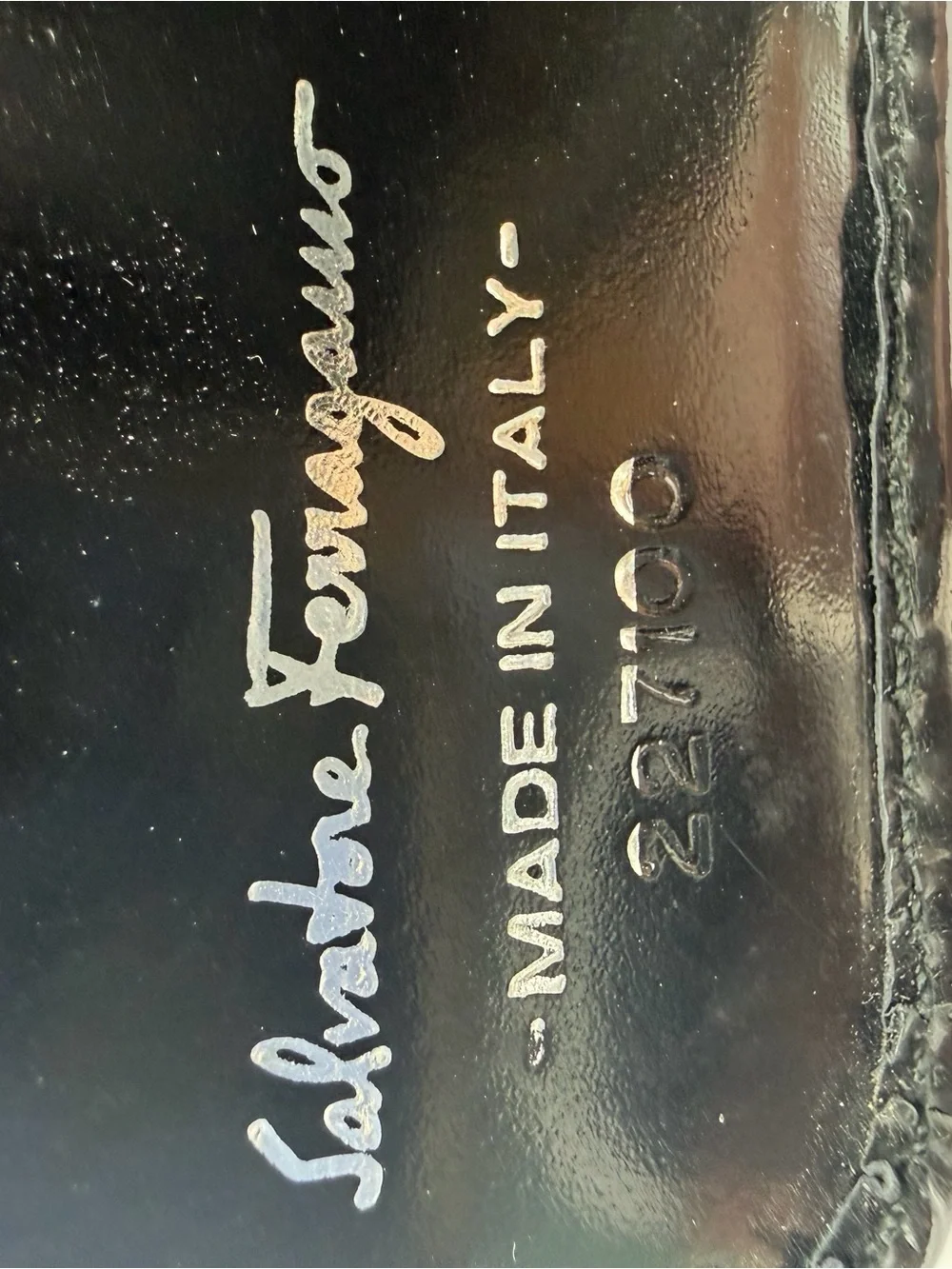 Salvatore Ferragamo Black Leather Men's Wallet